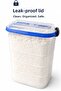 35 Lt Very Large Size Vacuum Sealed Food Storage Box for Flour, Sugar, Rice, Legumes 35*42*39 cm Very Large Air-Proof Storage Container - 3