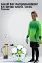Children's Goalkeeper Gloves with Sponge Support, Children's Goalkeeper Jersey Shorts, Socks, Football Ball Pump Set - 5