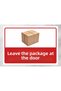 Drop the Cargo at the Door Polycarbonate Sheet 24X34Cm