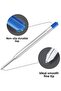 Scrikss Blue Ballpoint Pen Refill Metal 0.7mm 5 Pieces Ballpoint Pen Refill Ballpoint Pen Refill - 4