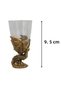 Luxury Cast Iron Dragon Design Set of 2 Zodiac Shot Glasses Collection Liquor Glass 50 ml - 8