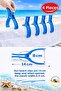 Towel Clip 14cm XXL Towel Holder Clip Strong Plastic Sunbed Clip 4Pcs - 3