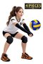 Adult and Children's Volleyball Knee Pads Volleyball Arm Sleeves Set of 2 1 Pair of Knee Pads 1 Pair of Arm Sleeves 4 Pieces. - 6