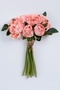 Artificial Luxury Serrated 11-Piece Eren Gül Bouquet Soft Pomegranate Flower - 2