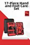 17 Piece Manicure Set Hand and Foot Care File Tweezers Nail Cleaning