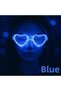Blue Led Light up Heart Glasses – 3 Modes Party & Glow Glasses