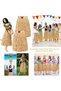 Hawaiian Style Hula Skirt – 60 cm Straw Natural Skirt () Glbl-Stl57839