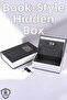 Large Size Keyed Book Look Hidden Safe Steel Safe Gold Safe - 2
