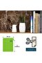 Marble Patterned Table Countertop Kitchen Waterproof Adhesive Foil Sticker Brown 5X0.6M () - 6