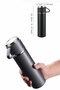 Thermos Stainless Steel Thermos Black Color Thermos Set with 3 Cups - - 5