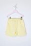 Yellow-Pink 2-Piece Girls' Plain Knitted Shorts & Bermuda Shorts Tkdss26Sr00009 - 7