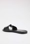 Black Women's Buckle Detail Slipper Takss26Te00032 - 6