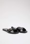 Black Women's Buckle Detail Slipper Takss26Te00032 - 3