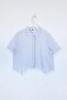 Multi-Colored Voile Plaid/Check Transparent Woven Plus Size Blouse Tbbss26Af00113 - 3