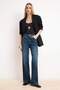 Premium Koyu Mavi More Sustainable Yüksek Bel Az Esnek Wide Leg Geniş Paça Jeans TWOSS26JE00153