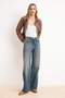 Mavi Yüksek Bel %100 Pamuk Geniş Paça Wide Leg Jeans TWOSS26JE00013