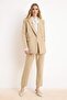 Vizon Blazer Ceket-Pantolon Dokuma Alt-Üst Takım TCTAW23US00132