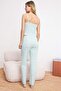 Mint Çiçek Desenli Dantelli Fitilli Örme Pijama Takımı THMSS26PT00084 - 4