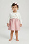 Baby Girl Bolero Dress Set Pink
