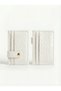 Women's Snap Fastener Shiny Crocodile Patterned Faux Leather Card Holder 7X11Cm - 2