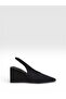 Angel Black Suede Heelled Shoes - 4