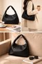 Soft Textured Knotted Strap Hobo Hand and Shoulder Bag - 4