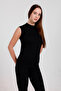 Giysem Zero Sleeve Half Turtleneck Lycra Viscose Badi - 6