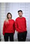 سترة رياضية كبيرة الحجم من Red Lover Couple Combinations، قطعتين - 2