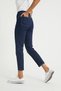 Women's Dark Blue Mom Jeans - 5