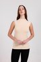 Women's Zero Sleeve High Neck Body Economic and Affordable Skin Color - 5