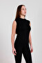 Giysem Zero Sleeve Half Turtleneck Lycra Viscose Badi - 4