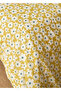 Naomi Cotton Double Duvet Cover Set Yellow (200X220 cm) - 4