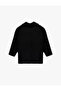 Long Sleeve Pocketed Buttoned Cashmere Oversize Coat - 4