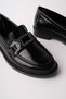 Arven Metal Buckle Stone Detailed Casual Women's Loafer Shoes - 6