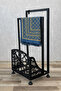 Patterned Metal Prayer Rug Stand - 2