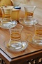 Eleven Decor Gilded Thin Waisted Tea Set 12 Pieces - 2