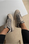 Women's Sneakers BEIGE BLACK - 3