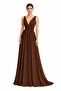 Women’s Elegant Maxi Evening Dress with V-Neckline