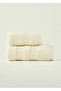 100% Cotton Peggy Face Towel Cream (50X90 cm) - 5