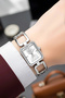 Steel Cord Steel Case Women Wrist Watch Silver Sdfer187 - 2