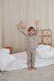 Geometric Printed Color Shapes Children's Pajama Set