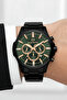Premium Luxury Steel Cord Men's Wristwatch Black Stsd006 - 4