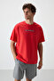 Fiesta Cotton Thick Surface Textured Oversize Fit Printed Men's T-Shirt - 88365