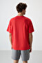 Fiesta Cotton Thick Surface Textured Oversize Fit Printed Men's T-Shirt - 88365 - 5