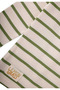 Striped Seasonal T-Shirt 1-10 Years Old Oil Green - 4
