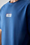 Parliament Cotton Thick Soft Textured Oversize Fit Printed Men's T-Shirt - 88376 - 3