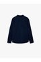 Regular Fit Classic Collar Buttoned Cotton Long Sleeve Velvet Shirt - 4