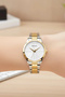 Women's Wristwatch Steel Cord 3 Atm Water Resistant Bracelet Gift Gold Sdfer054 - 2