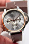 Brown Leather Cord Function Men's Wristwatch 3Atm Wristband Gift Sdfer141 - 3