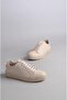 Select 217 genuine leather sneakers shoes beige - 6